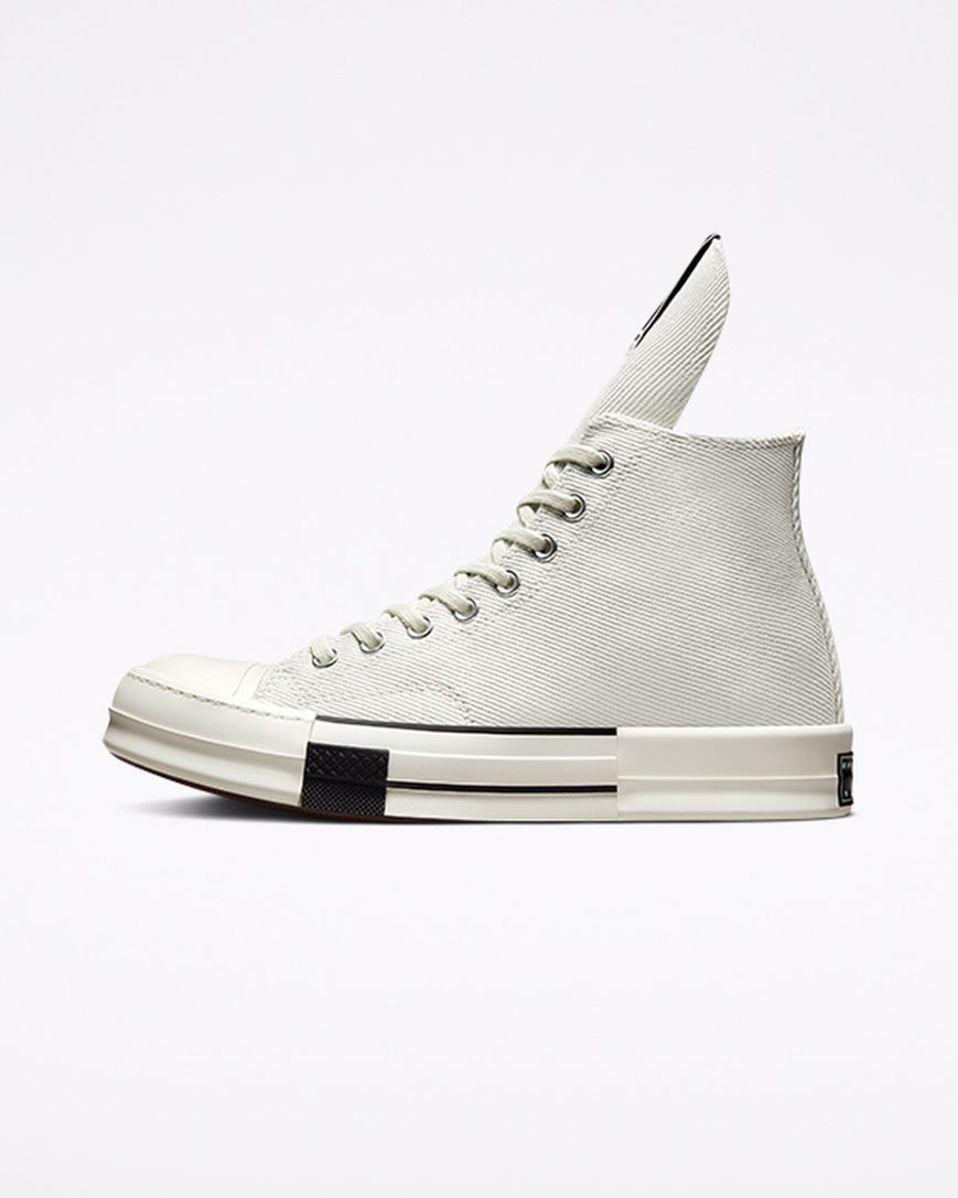 Tenisi Inalti Barbati Converse x DRKSHDW DRKSTAR Chuck 70 Albi Negrii | RO OHIX13491